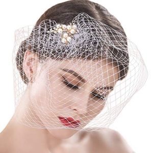 Birdcage Veil! Never Worn!
